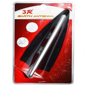Decorative/Dummy Shark Fin Shaped Car Antenna Black & Silver